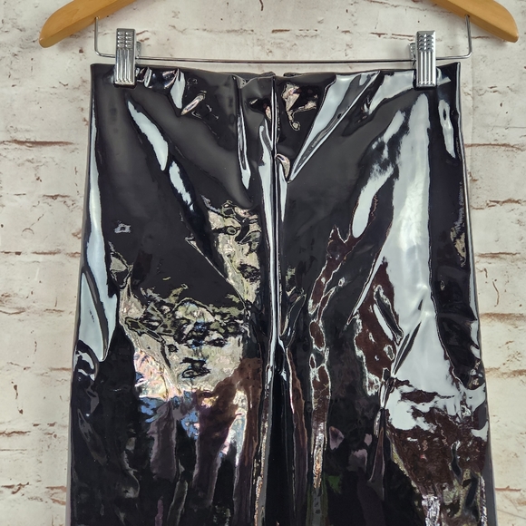 Michael Costello x Revolve Isa Faux Leather Pant Black Small NWT - Picture 4 of 7